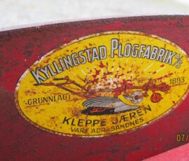 Kyllingstad 11" Plog m/treramme.
Foto: Johan Gramstad